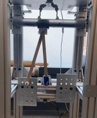 Final testing of the linkage system.