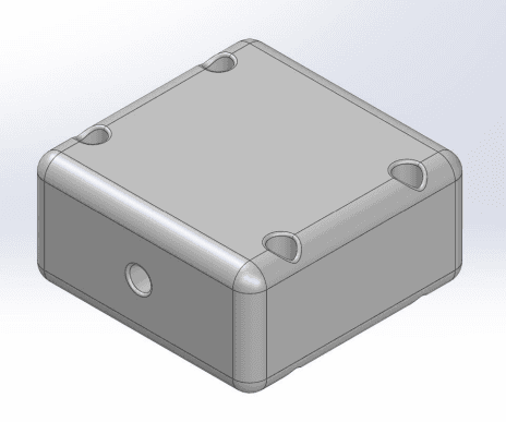 CAD model of the finger node